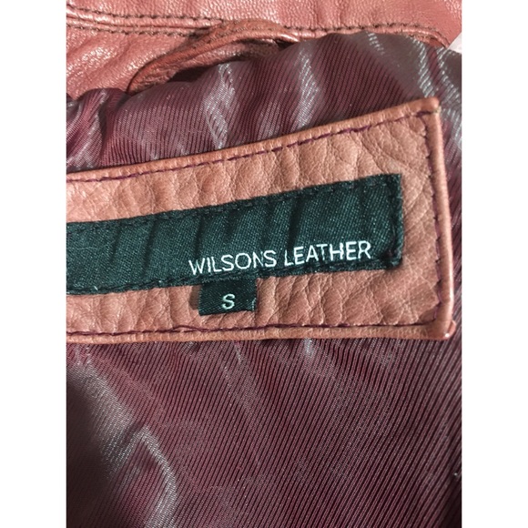 ❤️SOLD!! WILSON LEATHER Vintage Moto Jacket Sz Sm - Picture 7 of 8